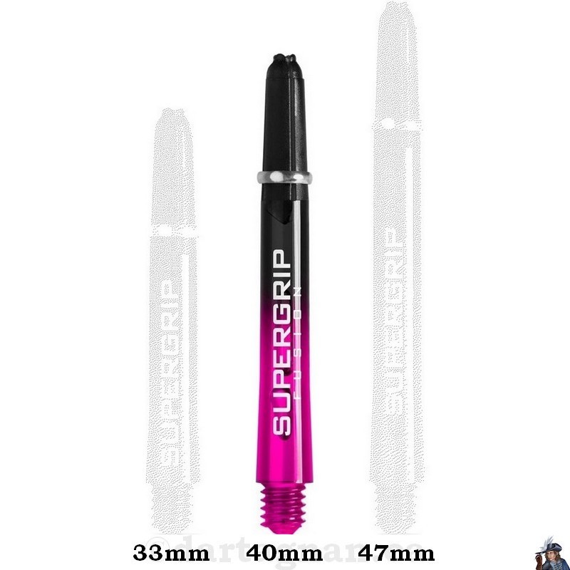 Harrows Supergrip Fusion X Pink Midi Dart Shaft / Stem