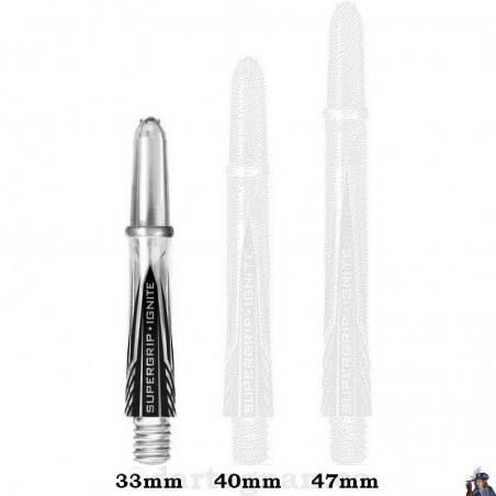 Tige de Dard / Fléchette Harrows Supergrip Ignite Claire Courte
