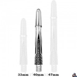 Harrows Supergrip Ignite Clear Midi Dart Shaft / Stem