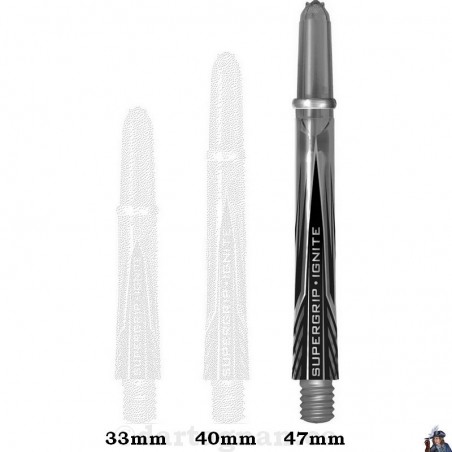 Harrows Supergrip Ignite Smokey Medium Dart Shaft / Stem Harrows Supergrip Ignite Smokey Medium Dart Shaft / Stem