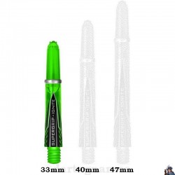 Harrows Supergrip Ignite Green Short Dart Shaft / Stem