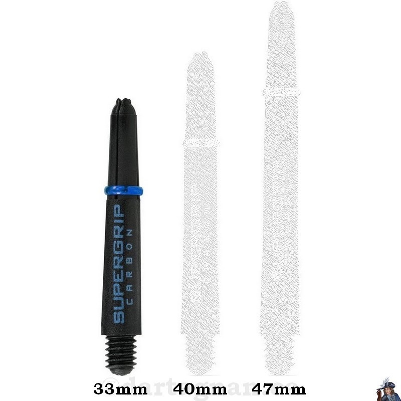 Harrows Supergrip Carbon Aqua Short Dart Shaft / Stem
