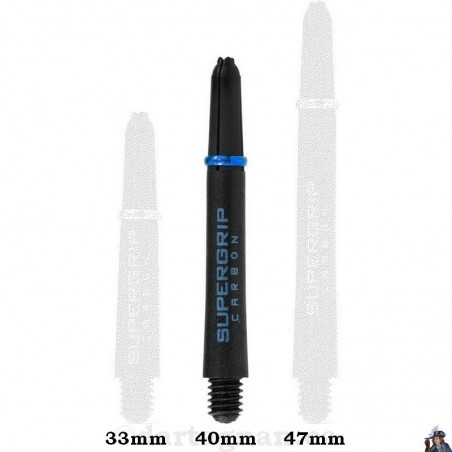 Tige de Dard / Fléchette Harrows Supergrip Carbon Aqua Midi