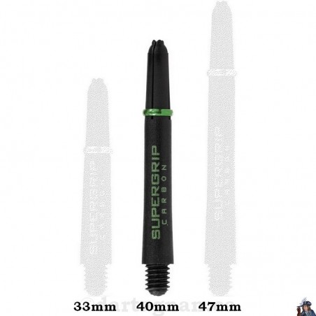 Harrows Supergrip Carbon Green Midi Dart Shaft / Stem