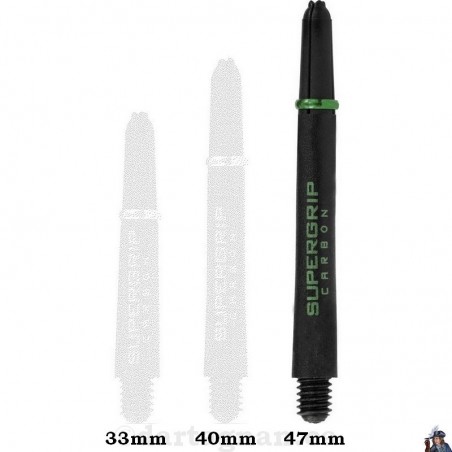 Harrows Supergrip Carbon Green Medium Dart Shaft / Stem
