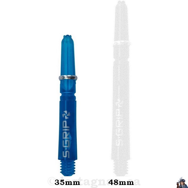 Harrows Supergrip Spin Aqua Short Dart Shaft / Stem