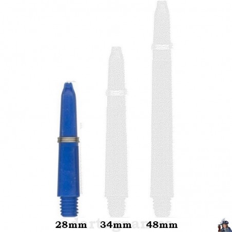Victory Nylon Blue Xtra Short Dart Shaft / Stem