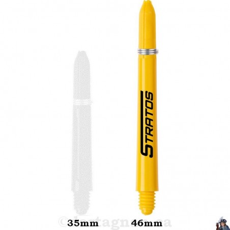 Winmau Signature Stratos Yellow Medium Dart Shaft / Stem