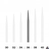 Divers - Pointes de Remplacement Lisses Argent 36mm