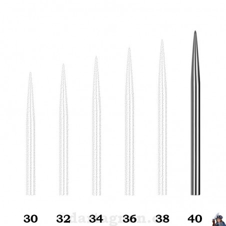 Various - Smooth Replacement Silver Points 40mm Various - Smooth Replacement Silver Points 40mm