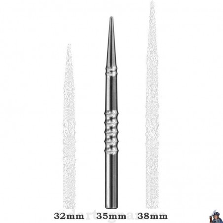 Harrows - Machined Lance Silver Replacement Point 35mm