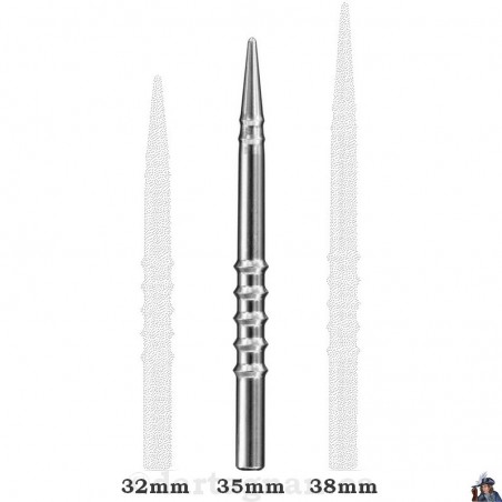 Harrows - Machined Ridge Silver Replacement Point 35mm