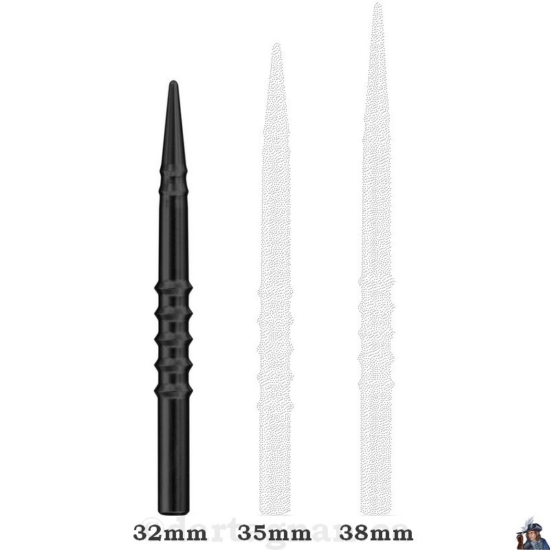 Harrows - Machined Ridge Black Replacement Point 32mm
