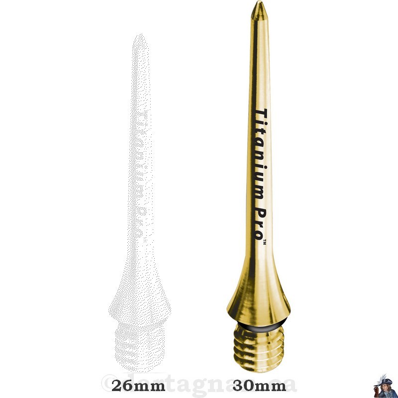 Target - Pointe de Conversion Titanium Pro Lisse Or 30mm
