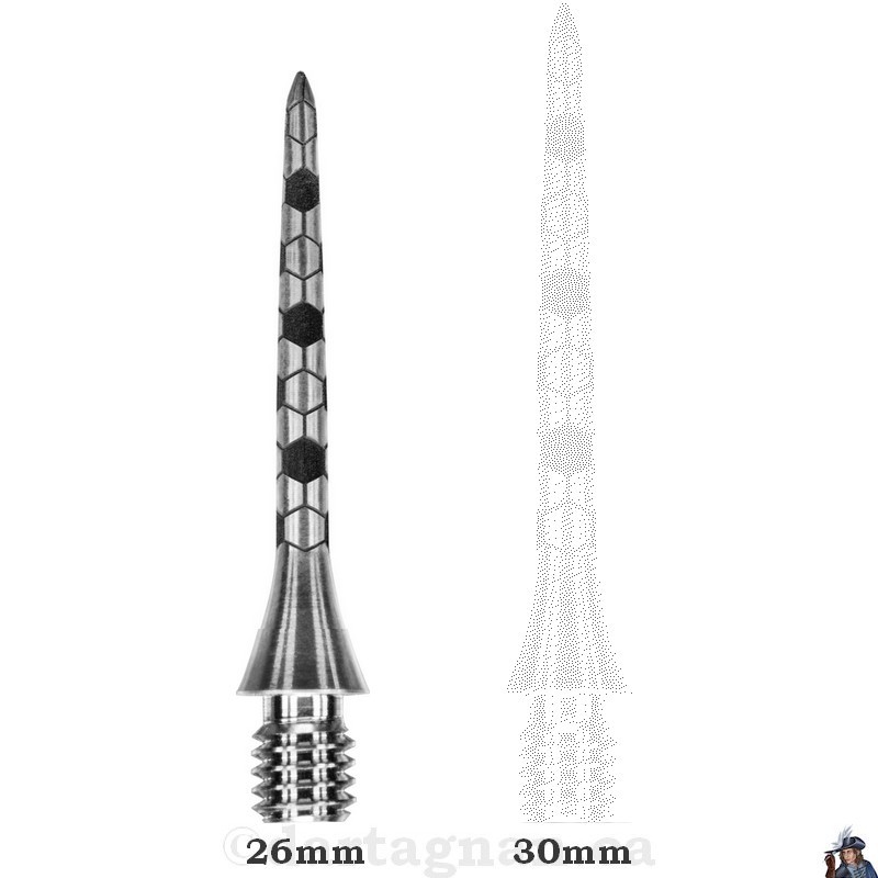 Target - Pointe de Conversion Titanium Pro Onyx Argent 26mm