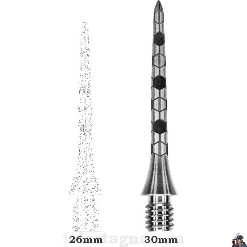 Target - Pointe de Conversion Titanium Pro Onyx Argent 30mm