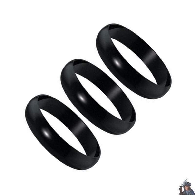 Harrows - Bagues de Serrage Supergrip Noires Pour Tiges de Dards / Fléchettes