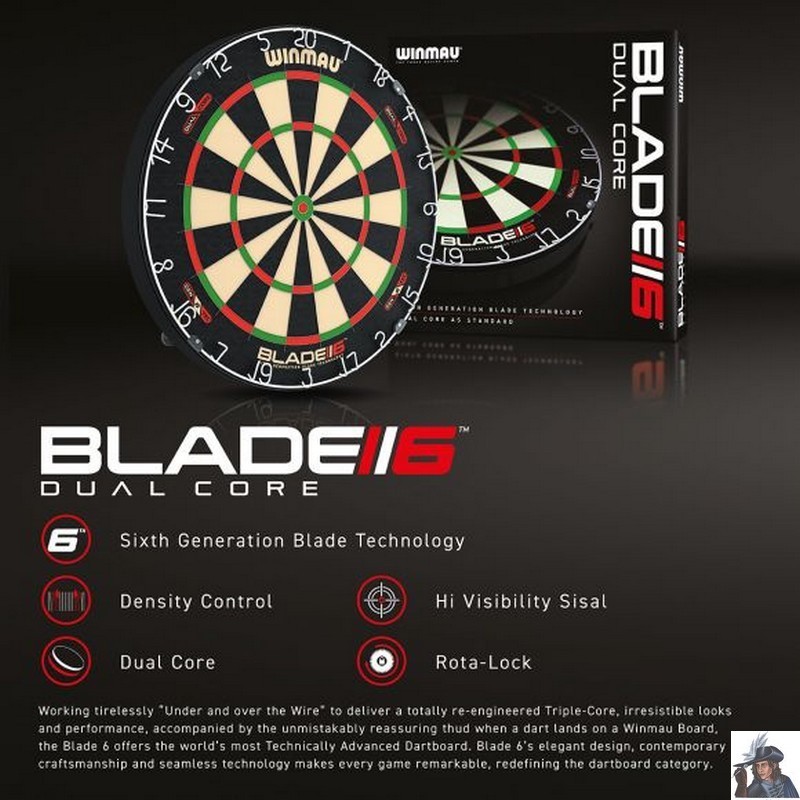 Winmau Blade 6 Dual Core Professional Dartboard