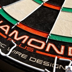 Winmau Diamond Plus Semi-Professional Dartboard - Wires