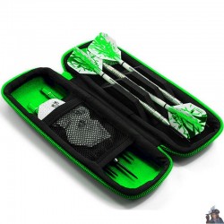 Harrows - Étui pour Dards / Fléchettes Blaze 3 Vert - Ouvert